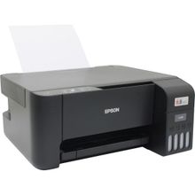 МФУ струйное Epson EcoTank L3218, A4, цветная печать, 18 стр/мин, 5760x1440 dpi, USB/СНПЧ, чёрный корпус (C11CJ68512)