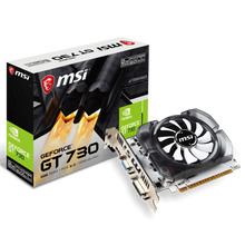 Видеокарта MSI GT730 2GB GDDR3 128bit VGA DVI HDMI 1FAN RTL {20}