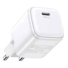 Сетевое зарядное устройство UGREEN CD318 (15324) Nexode 20W USB-C PD GaN Fast Charger EU. Цвет: белый