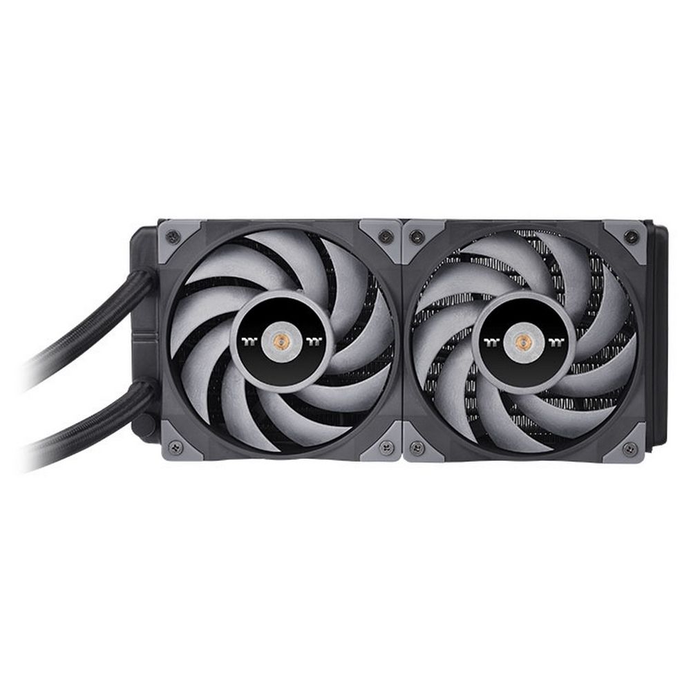 Жидкостная система охлаждения Thermaltake TOUGHLIQUID Ultra 240 CL-W322-PL12GM-B LCD,Fan 120*2,PWM 500;2500rpm/Gray/Intel LGA 1700 supported