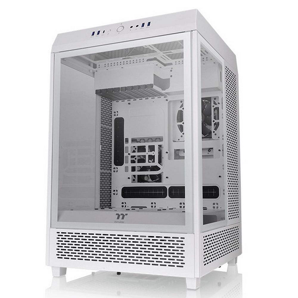 Корпус Thermaltake The Tower 500 Snow CA-1X1-00M6WN-00 White,Win,SPCC,Tempered Glass*3,120mm Standard Fan*2