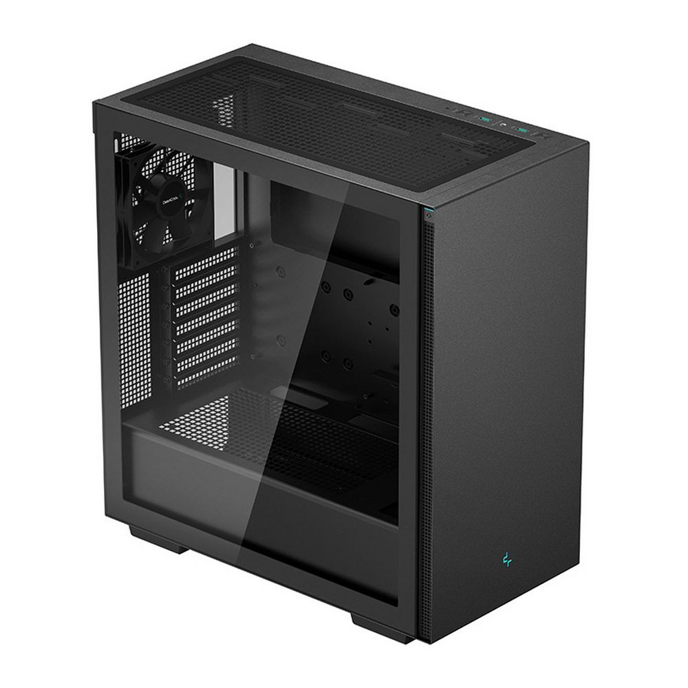Корпус Deepcool CH510 Мid-tower, black,TG (E-ATX, CPU Height 175mm, VGA max 380mm, USB 3.0 x 2, Audio x 1, int. 3.5» x 2 , 2.5» x 2, Ext. 5.25» x 0) (R-CH510-BKNNE1-G-1) (715009)