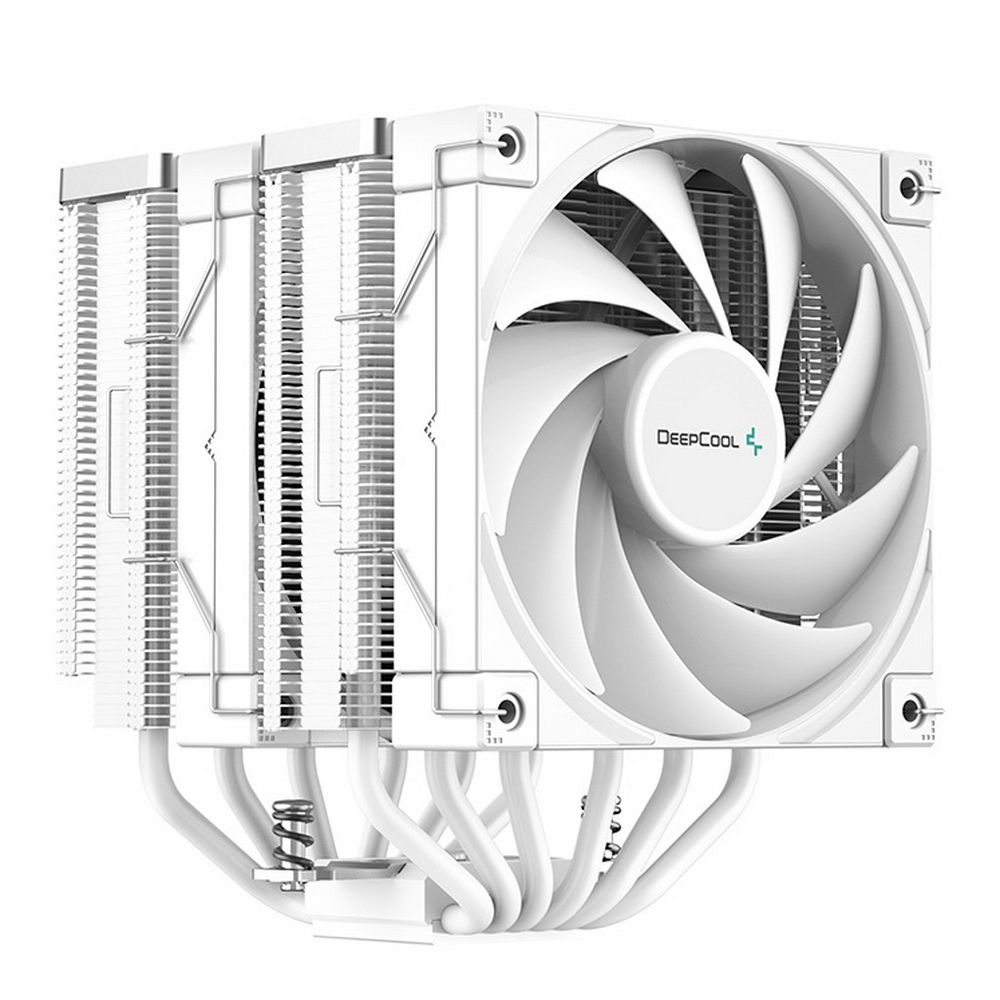 Вентилятор Deepcool AK620 WH (Height 160mm, 6mm x 6pcs, Fan 120mm*2, 500;1850RPM ±10%, < 28 dB(A), 4-pin PWM, TDP 260W, Al+Cu, Screw, Socket AMD AM5/AM4, Intel LGA2066/2011-v3/2011/LGA1700/1200/115x) (727453) {8}