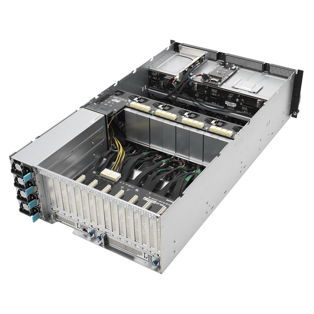 Платформа системного блока ASUS ESC8000A-E11 2x SFF8643 (SAS/SATA)+ 4x SFF8654x8, 2x U.2 support, 2x PCIe, 2x 1GbE, 4x 3000W (497257)