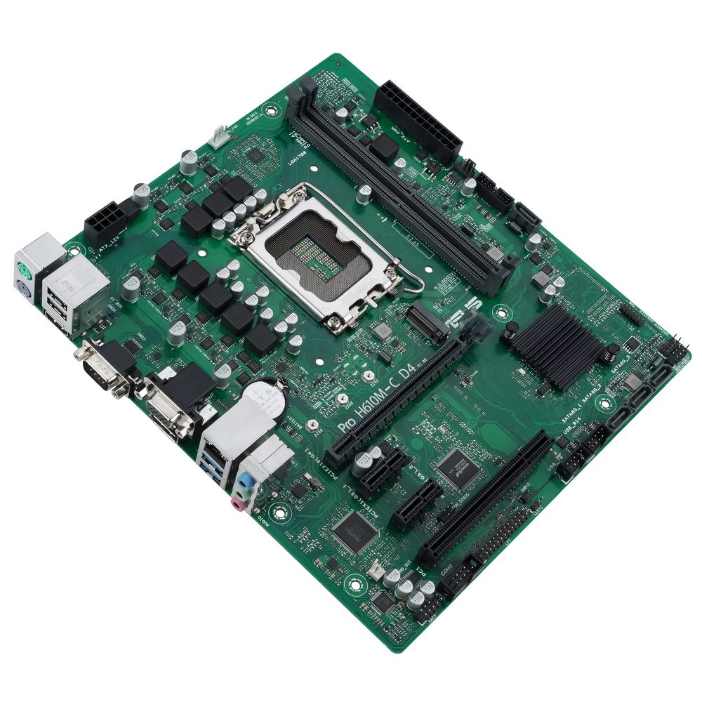 Материнская плата ASUS PRO H610M-C D4-CSM /LGA1700,H610,U32G1,MB (90MB1A30-M0EAYC) (699132) {10}