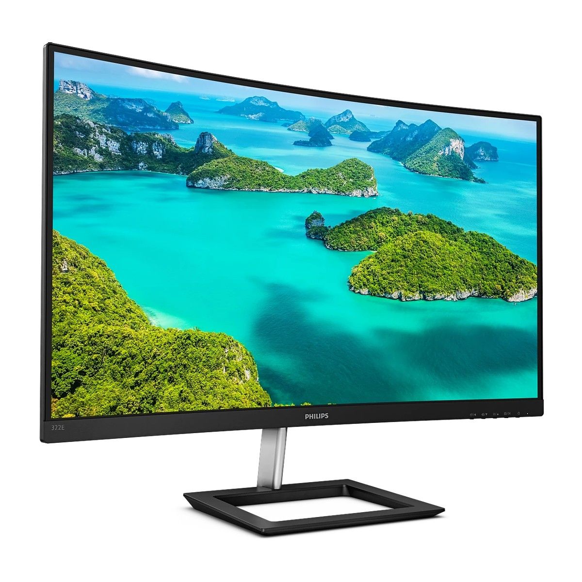 Монитор Philips 322E1C 31.5" (00/01) Black (VA, 1920x1080, D-sub+HDMI+DP, 4 ms, 178°/178°, 250 cd/m, 3000:1, Curved) (758486/758479)
