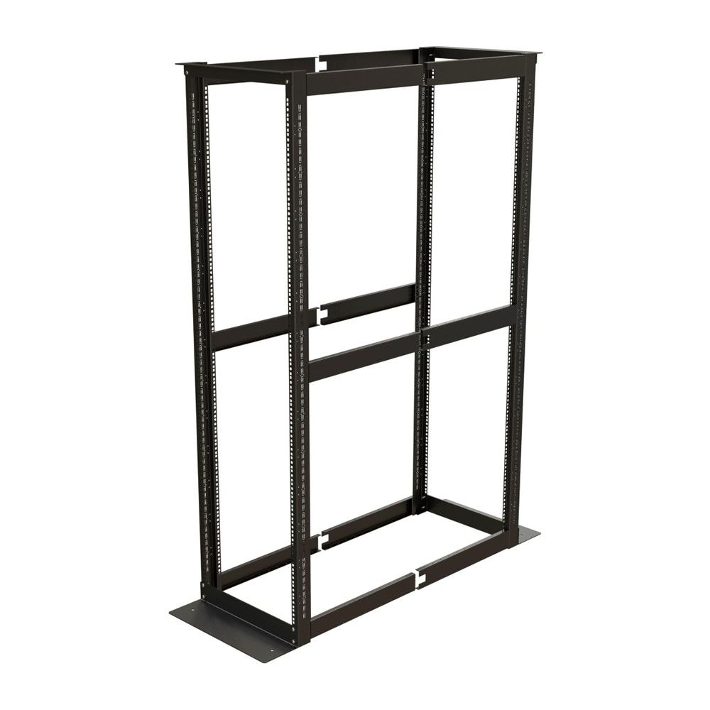 Шкаф Hyperline Hyperline ORK2A-4268-RAL9005 Открытая стойка 42U высота 2070 мм, двухрамная, ширина 550 мм, глубина регулируется 600-850 мм, цвет черный (RAL 9005) (944386)
