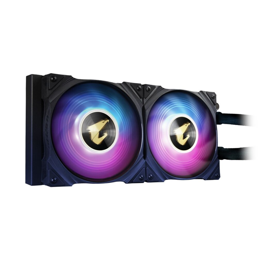 Жидкостная система охлаждения Gigabyte AORUS WATERFORCE X 240 , 2 x 120mm ARGB Fan, RTL