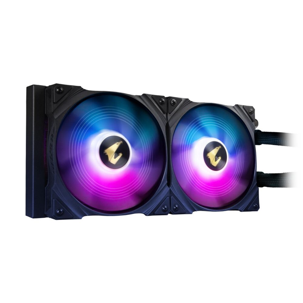 Жидкостная система охлаждения Gigabyte AORUS WATERFORCE X 280 , 2 x 140mm ARGB Fan, RTL