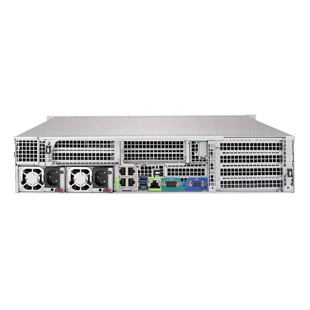 Платформа системного блока SuperMicro SYS-2029U-E1CR4-FT019 2U, 2xLGA3647 (up to 205W), iC621 (X121PU), 24xDDR4, up to 24x2.5 SAS/SATA (with expander), up to 4x2.5 NVME Gen3 (optional), 4x 1000GBase-T (i350), 1x PCIE x16, 5x PCIE x8 FP, 1x PCIE x8 LP, 1x PCIE x8 internal LP, 2x800W (439003)