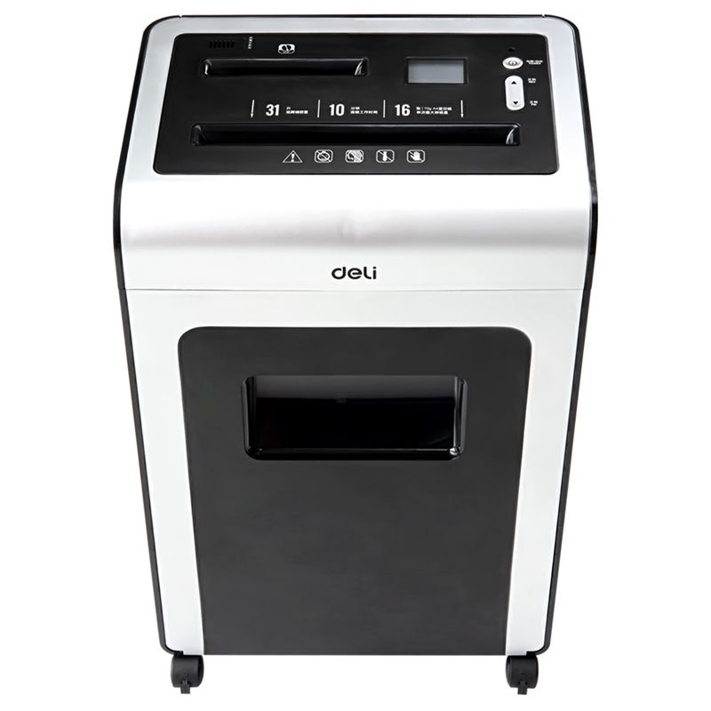 Шредер Deli Shred capacity: 16 Shred size: 4*40 Working time: 10min Bin capacity: 31L