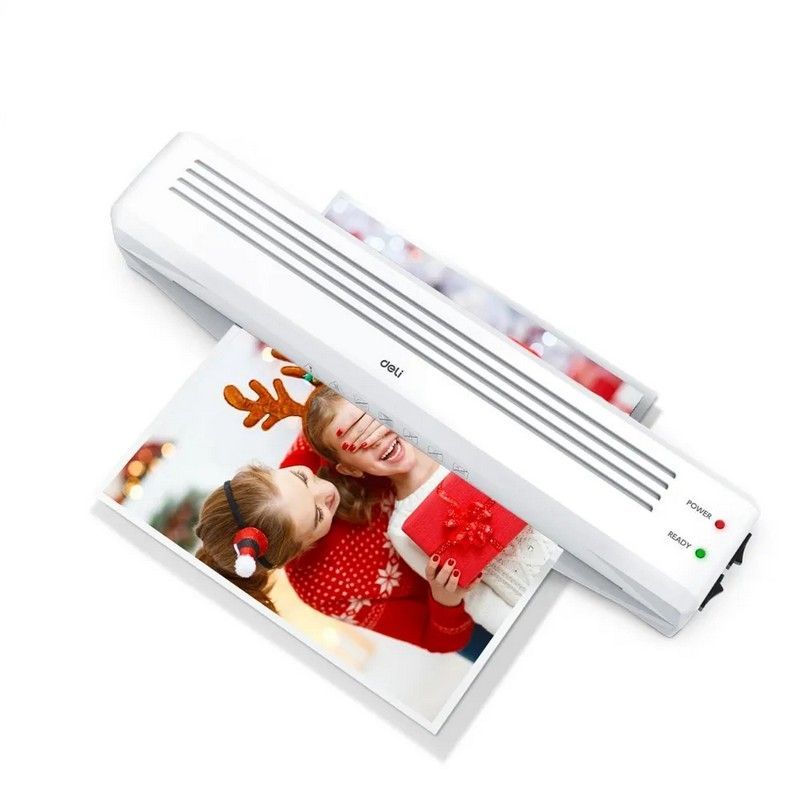 Ламинатор Deli Maximum laminating width: A3; Speed: 260mm/min; Laminating range: 80-125mic