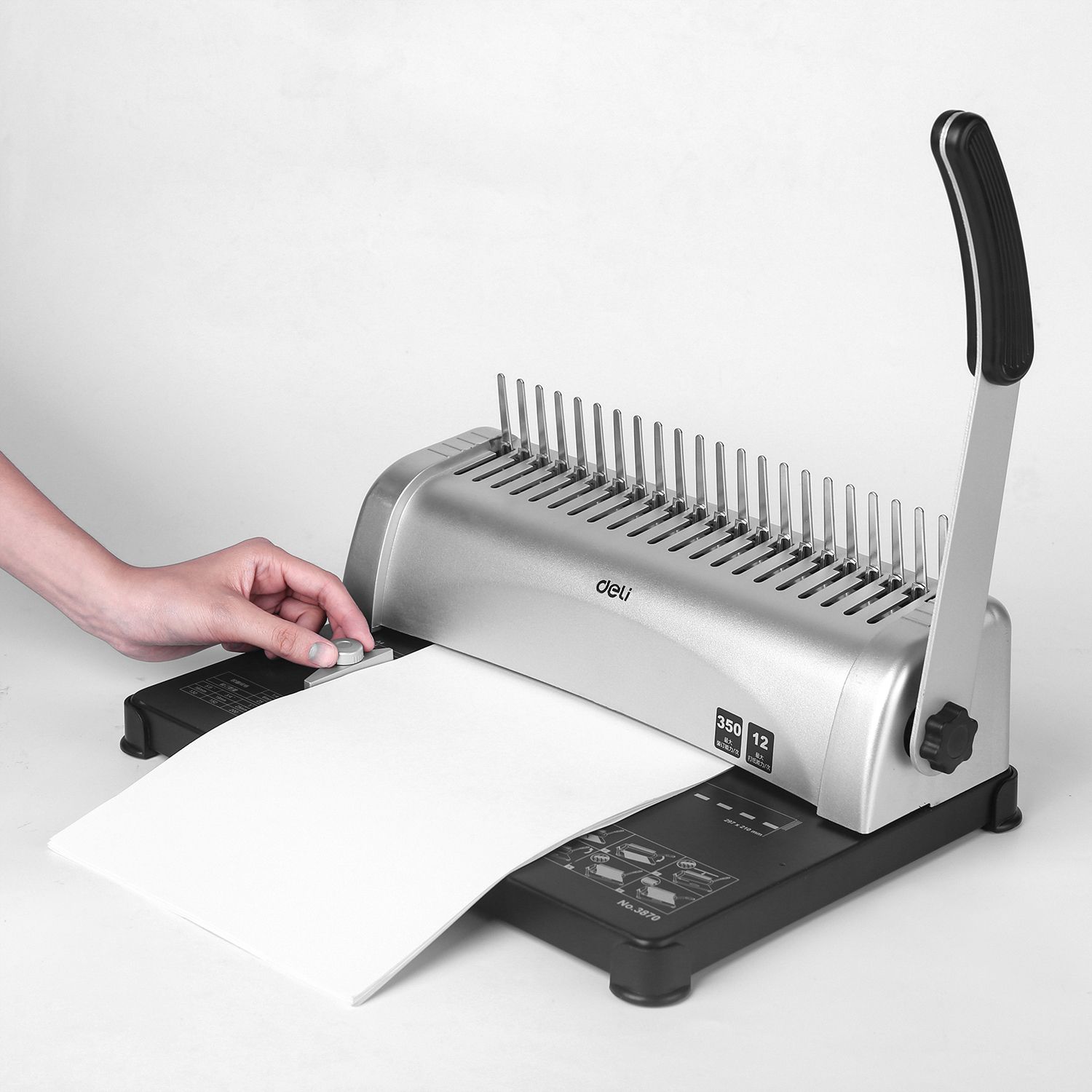 Брошюровщик Deli Number of punched sheets: 12 sheets