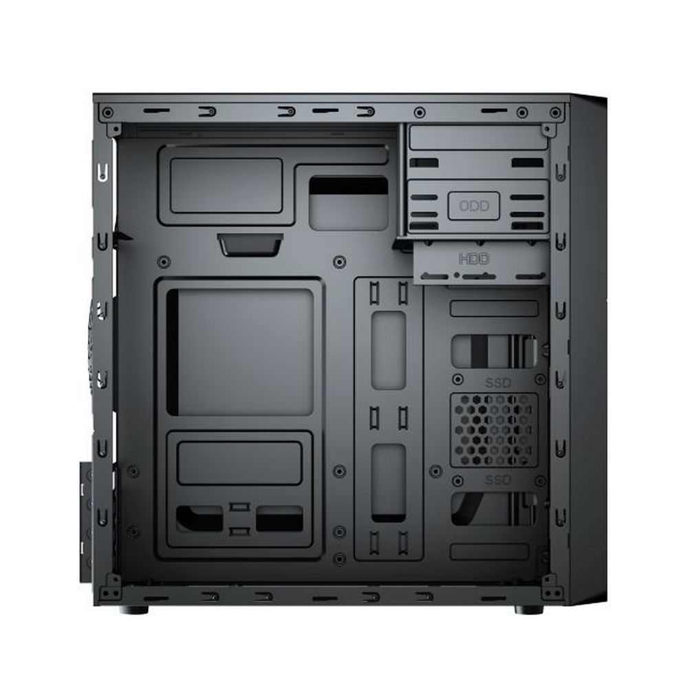 Корпус ACD ACD Coffre 102 (MO-TC100-0000) Black, mATX, CPU 160mm, VGA 300mm, PSU 170mm, 1x5.25EXT, 1x3.5EXT/INT, 1x3.5INT, 2x2.5INT, 2xUSB 2.0, Audio, w/o FAN, w/o ATX PSU