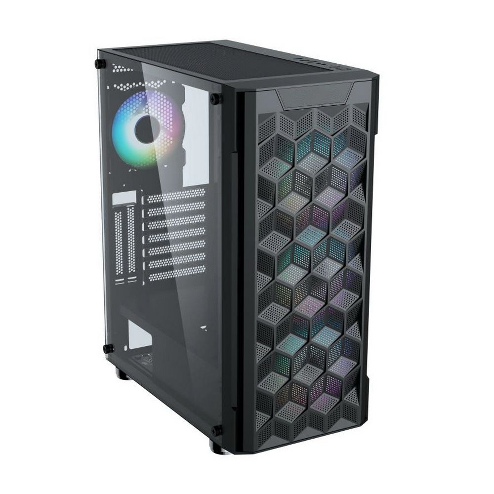 Корпус ACD Citadel 103 (AH-TC3GA-0000) 3501 with USB3.0*1+USB2.0*2+HD audio ,3*12cm F1 ARGB fans at front(Slave fans) ,1*12cm F1 ARGB fan at rear (Master fan)