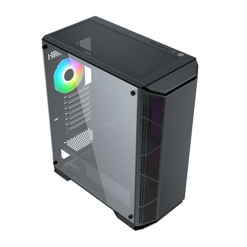 Корпус ACD Citadel 105 (AH-TC5GA-0000) K517 with USB3.0*2+HD audio ,1*12cm F2 ARGB fan at rear ,Tempered glass side panel with fixed 4pcs screws