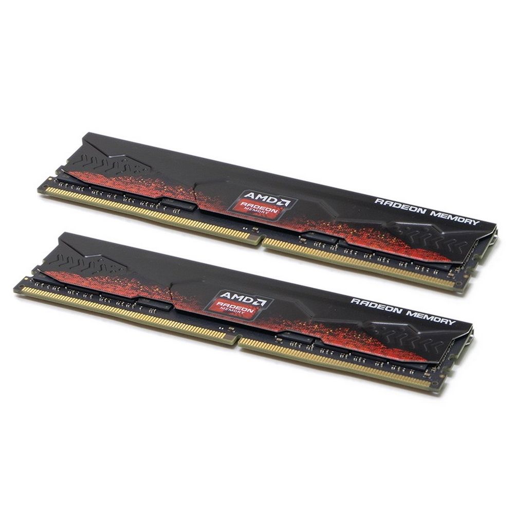 Комплект модулей памяти AMD Radeon™ R9 Gamer Series Gaming Memory R9S432G4006U2K 32GB DDR4 4000 Long DIMM Non-ECC, CL16, 1.35V, Heat Shield, Kit (2x16GB), RTL (183511) {6}