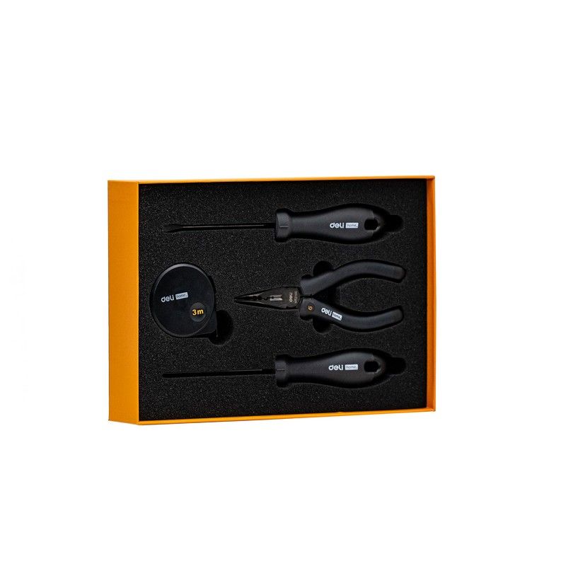 Набор ручного инструмента Home Series Black Deli HT0004 4 предмета