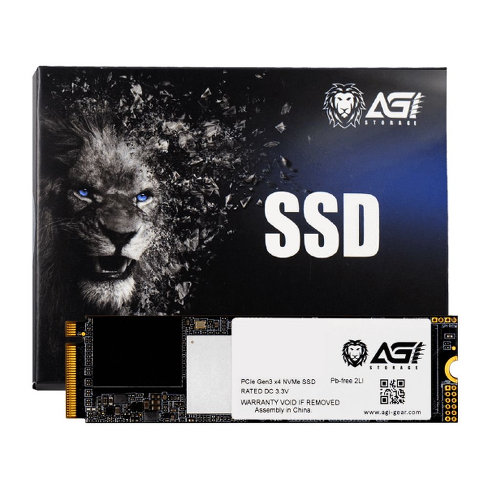 Твердотельный накопитель SSD AGI AI218 2TB M.2 2280 AGI2T0GIMAI218 Client PCIe Gen 3x4 3D TLC (610330)