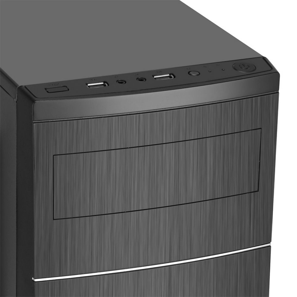 Корпус ACD Coffre 301 mATX, Black, Ext 5.25» x1, Int 3.5»x2, 2.5»x2, USB2.0 x2 + Audio In/Out