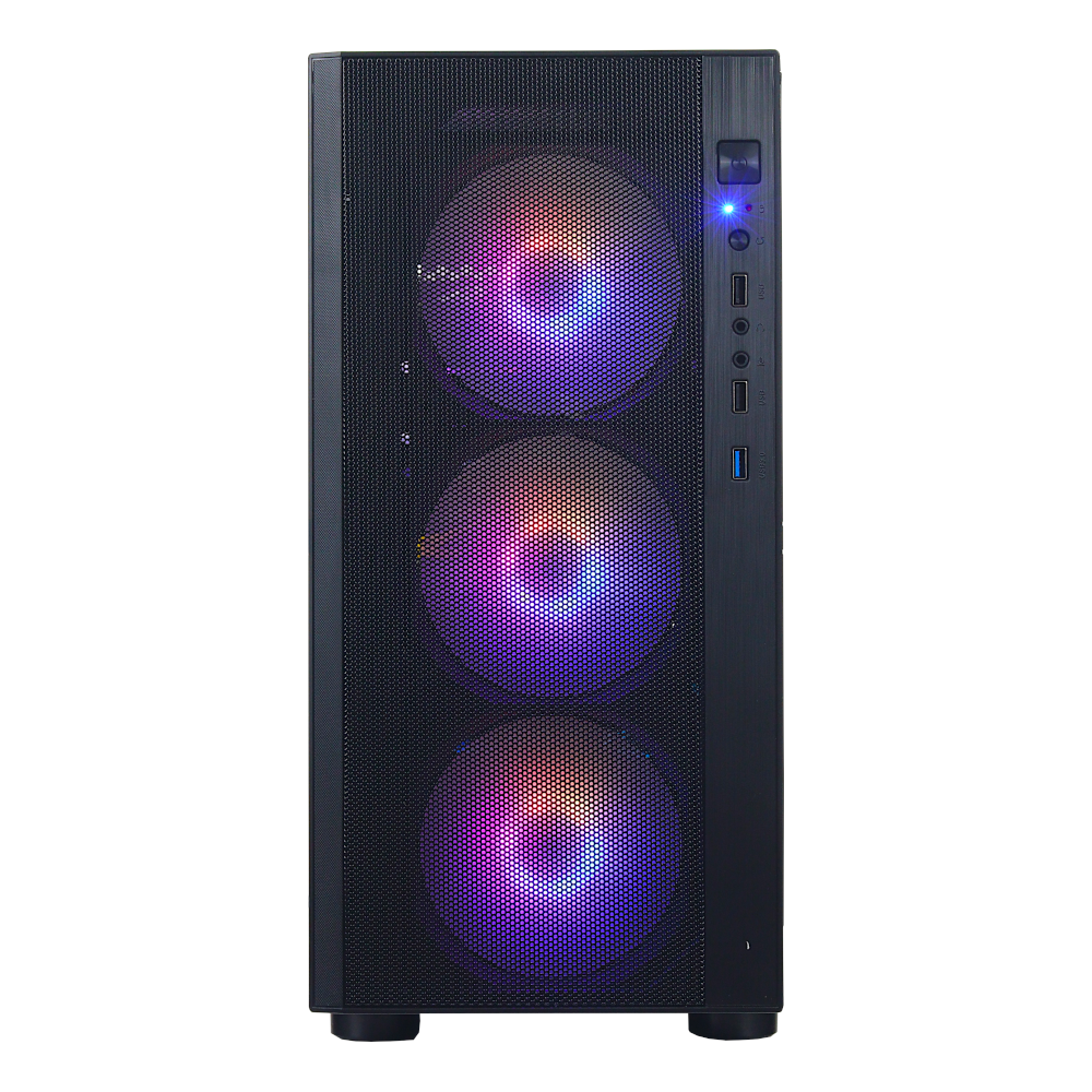 Компьютер Raskat Игровой компьютер Raskat Strike 520 (Intel Core i5 10400F, RAM 16Gb, SSD 240Gb, HDD 1TB, RTX 3050 8Gb, No OS)