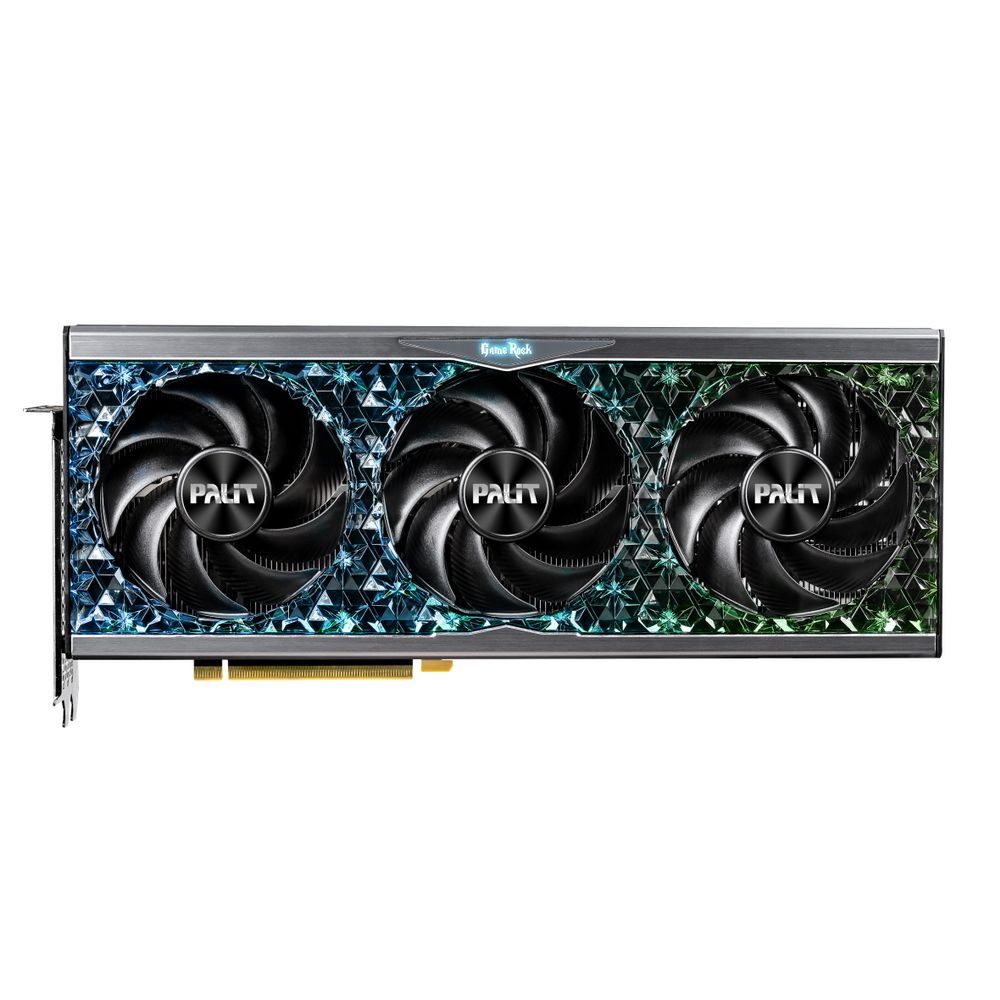 Видеокарта Palit RTX4090 GAMEROCK 24GB GDDR6X 384bit 3xDP HDMI 3FAN RTL (243383)