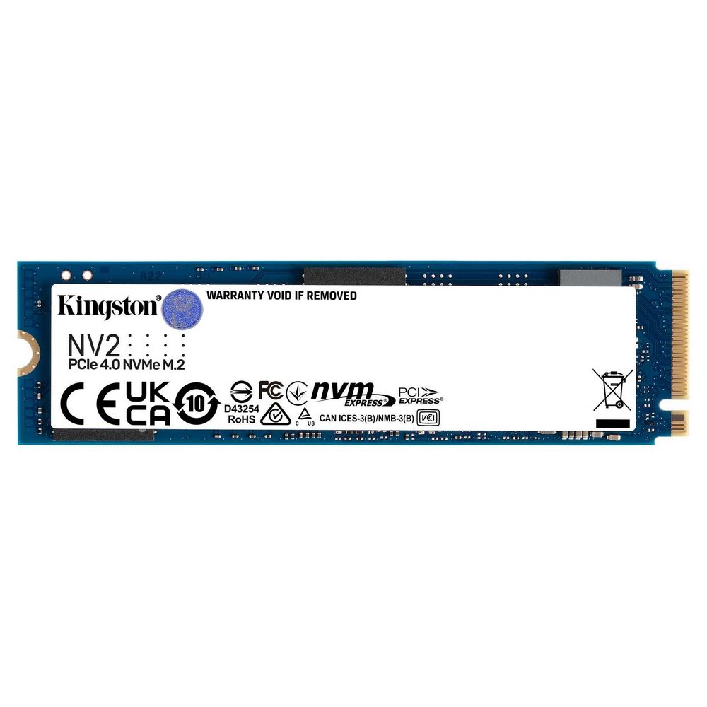 Твердотельный накопитель SSD Kingston NV2 NVMe™ M.2 2280 SNV2S/2000G 2000GB Client SSD PCIe Gen 4.0 x 4, 3500/2800, IOPS K, MTBF M, MB, 640TBW, 1.5DWPD, RTL {200} (329971)