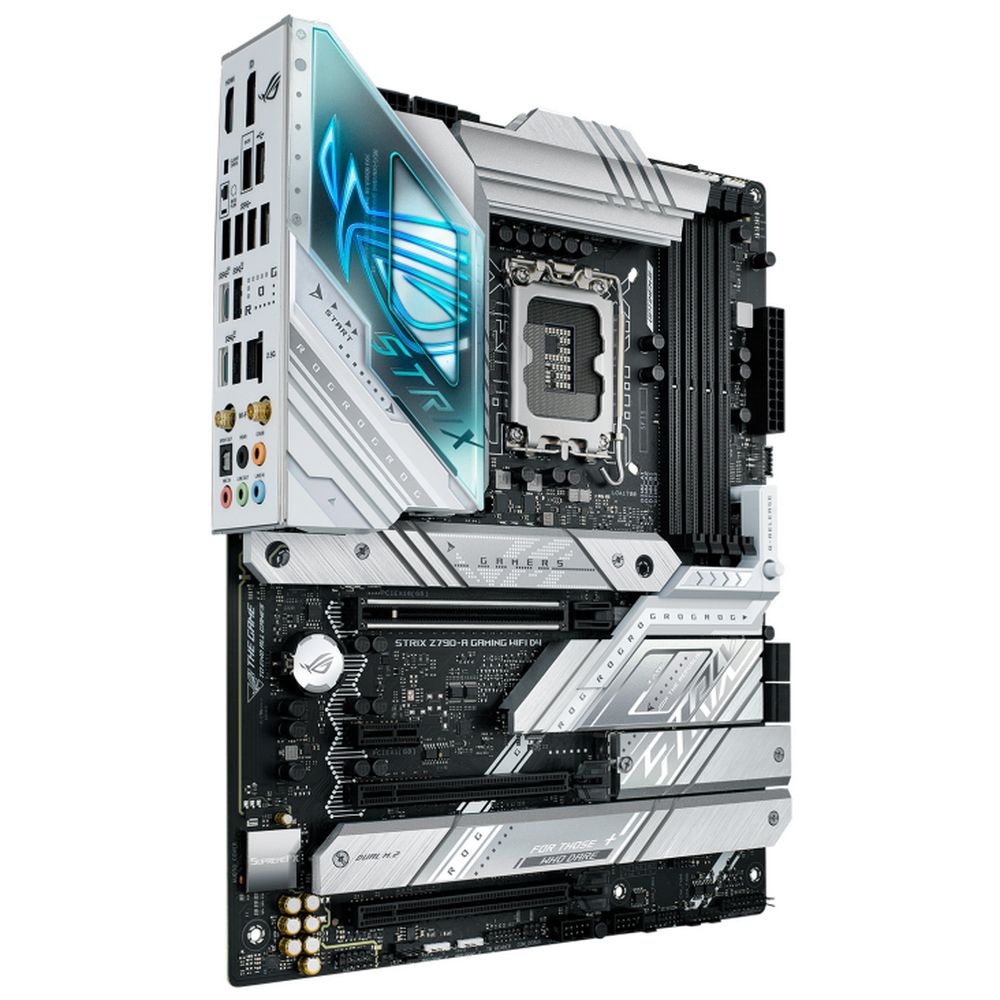 Материнская плата ASUS ROG STRIX Z790-A GAMING WIFI D4 LGA1700 ATX 4xDDR4 3xPCIEx16 PCIEx1 4xM.2 2xUSB-C DP HDMI 2.5GLAN Wi-Fi 6E (90MB1CN0-M0EAY0) (941033)