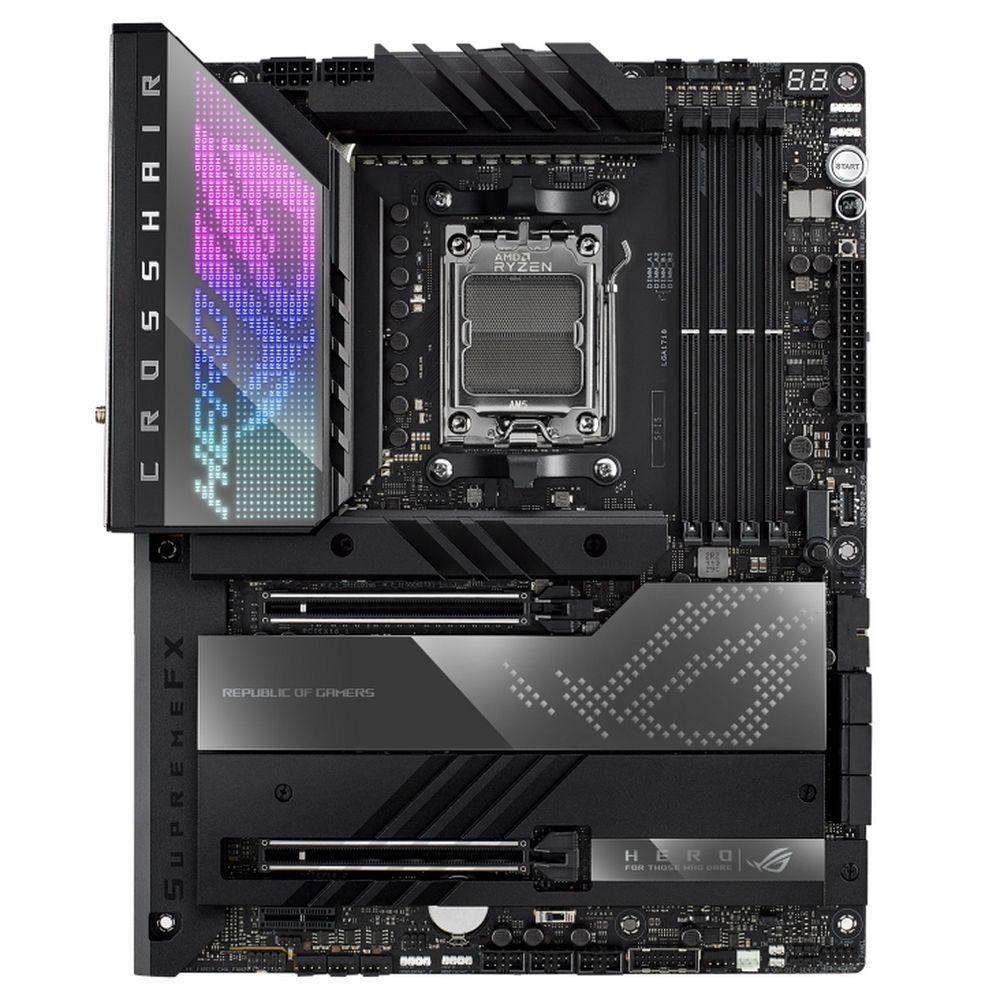 Материнская плата ASUS ROG CROSSHAIR X670E HERO /AM5,X670,USB4,MB AM5 EATX 4xDDR5 2xPCIEx16 PCIEx1 4xM.2 2.5GLAN (90MB1BC0-M0EAY0) (862420)