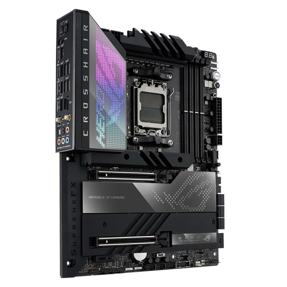 Материнская плата ASUS ROG CROSSHAIR X670E HERO /AM5,X670,USB4,MB AM5 EATX 4xDDR5 2xPCIEx16 PCIEx1 4xM.2 2.5GLAN (90MB1BC0-M0EAY0) (862420)