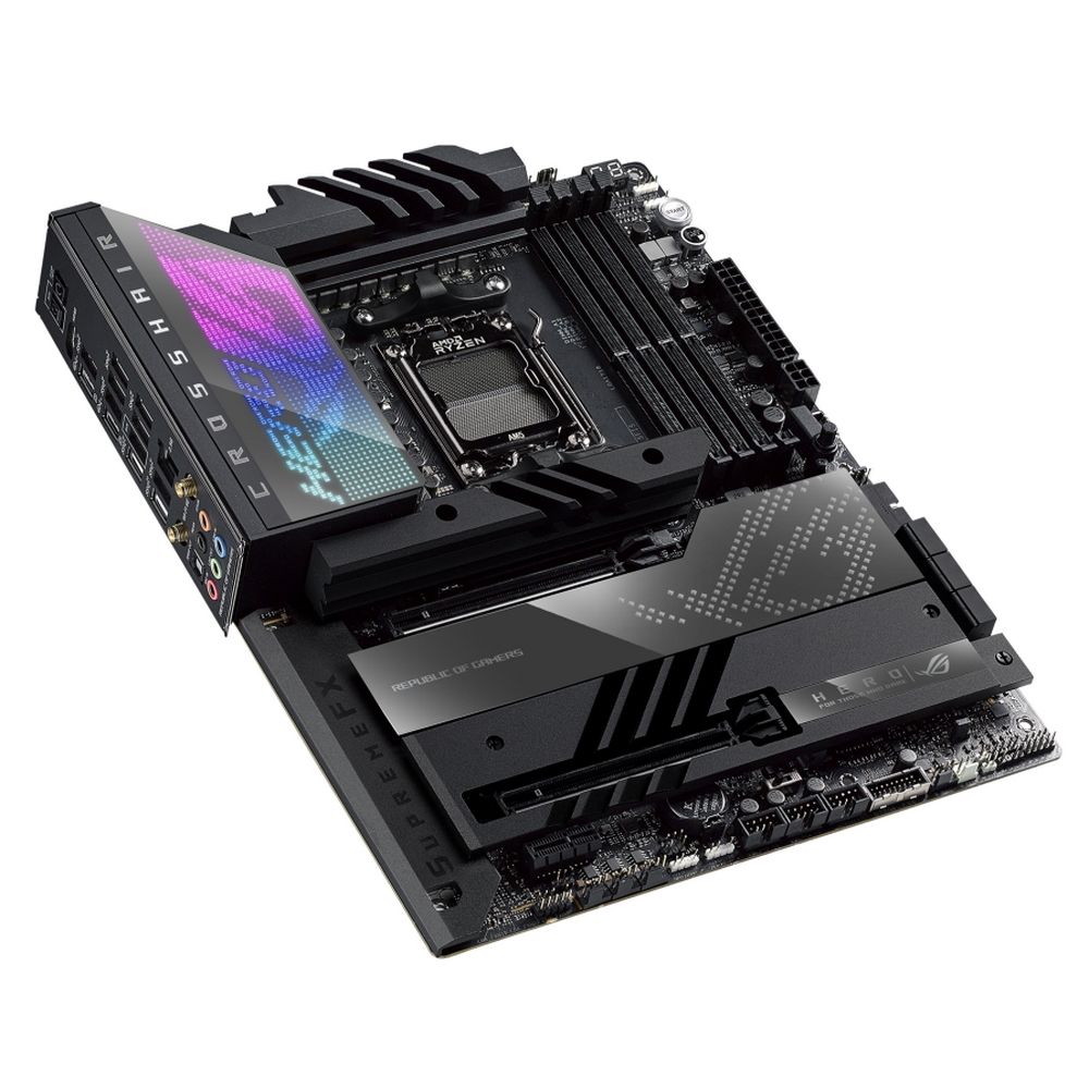 Материнская плата ASUS ROG CROSSHAIR X670E HERO /AM5,X670,USB4,MB AM5 EATX 4xDDR5 2xPCIEx16 PCIEx1 4xM.2 2.5GLAN (90MB1BC0-M0EAY0) (862420)