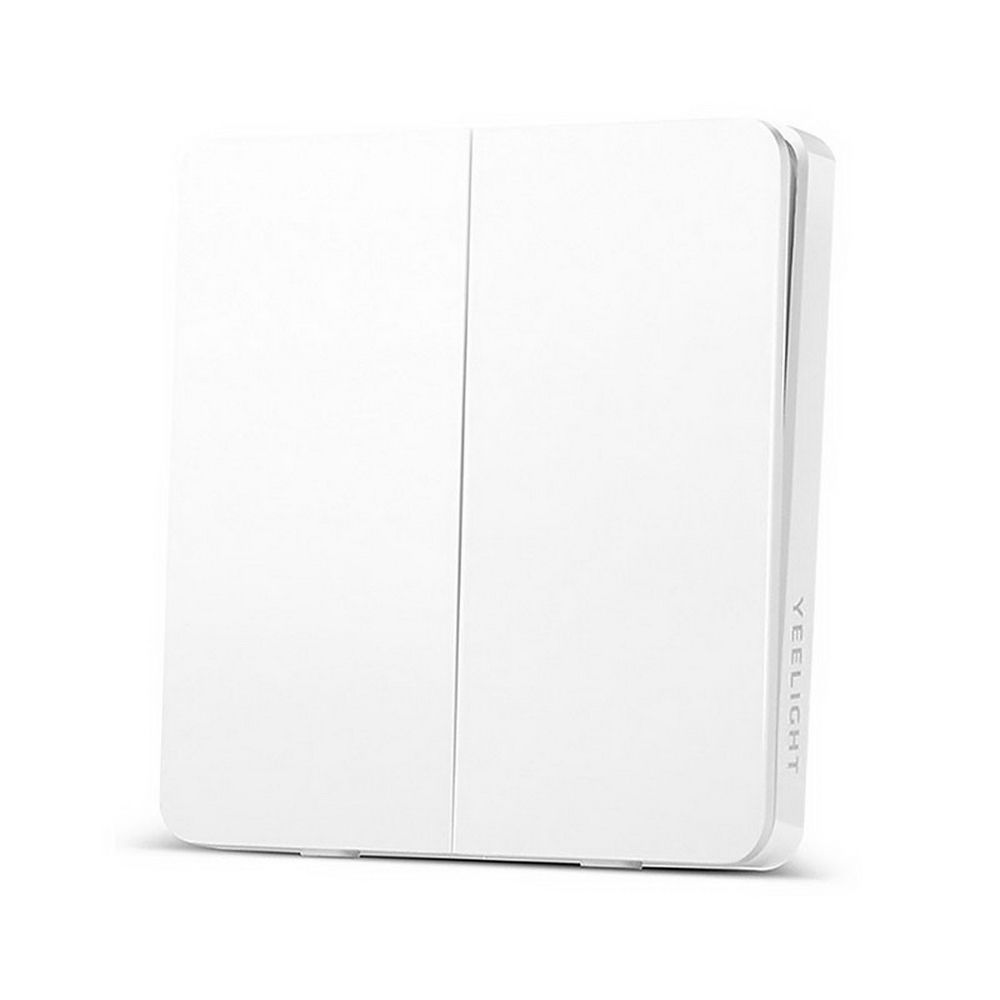 Безрамочный 2-ух кнопочный выключатель Slisaon Yeelight Flex Switch(two gang) (209805)