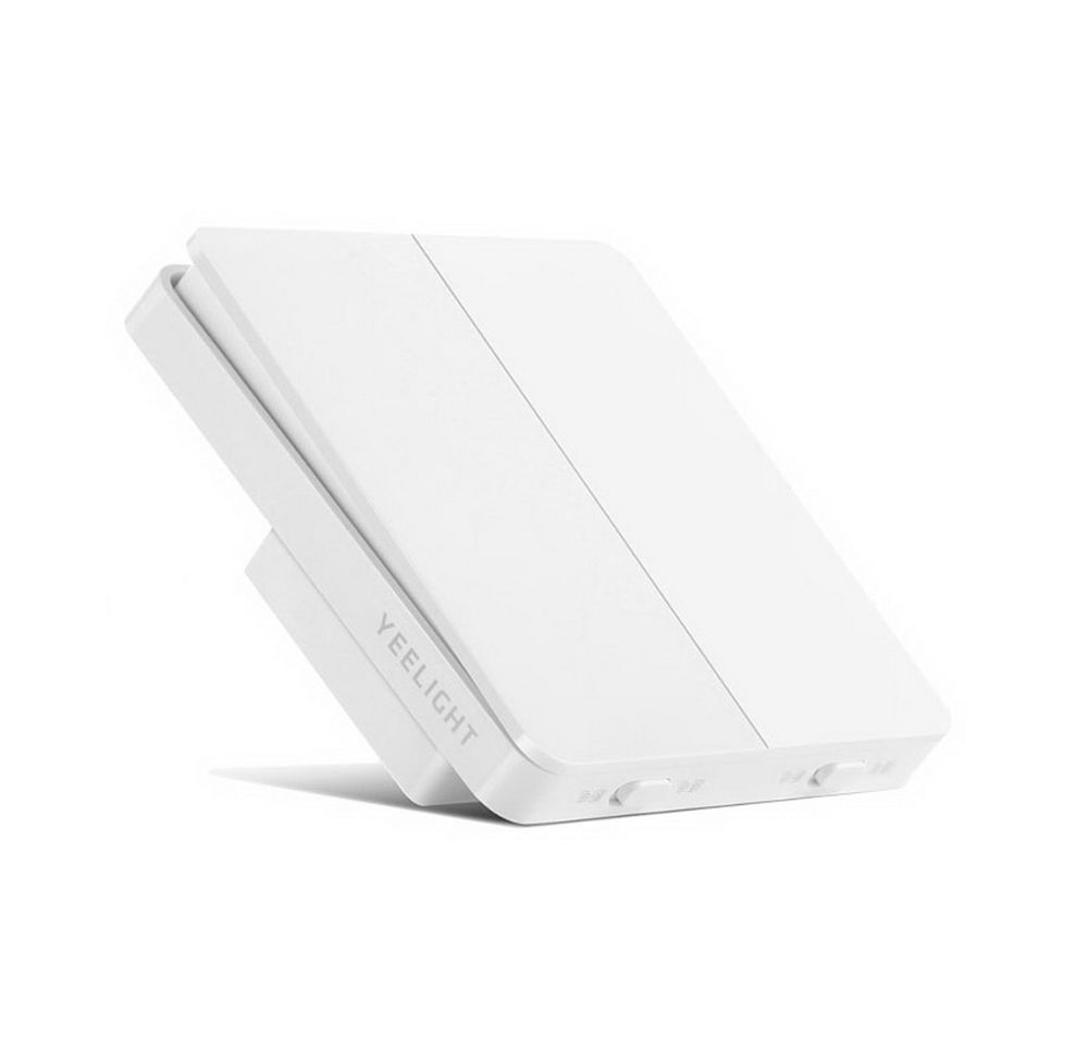 Безрамочный 2-ух кнопочный выключатель Slisaon Yeelight Flex Switch(two gang) (209805)