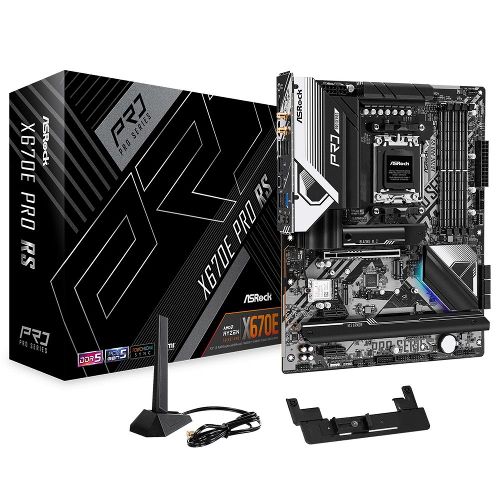 Материнская плата ASRock X670E PRO RS, RTL{5} (940330)