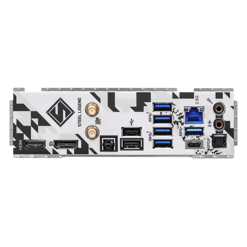 Материнская плата ASRock B650E STEEL LEGEND WIFI, Socket AM5, AMD B650, 4xDDR5-5200, HDMI+DP, 2xPCI-Ex16, 2xSATA3(RAID 0/1/10), 3xM.2, 8 Ch Audio, 1x2.5GLan, WiFi, (2+4)xUSB2.0, (5+4)xUSB3.2, (1+1)xUSB3.2 Type-C™, ATX, RTL, {5}