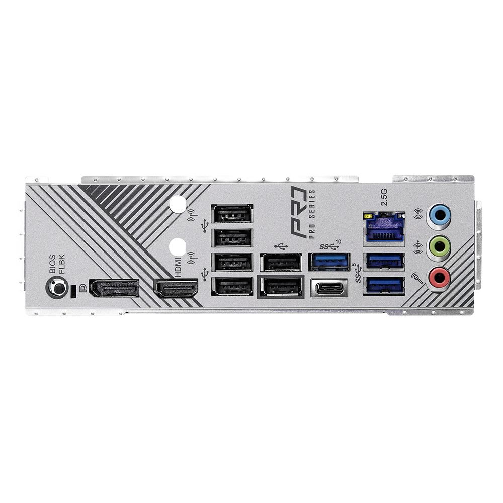 Материнская плата ASRock B650 PRO RS, Socket AM5, AMD B650, 4xDDR5-5200, HDMI+DP, 2xPCI-Ex16, 1xPCI-Ex1, 4xSATA3(RAID 0/1/10), 3xM.2, 8 Ch Audio, 1x2.5GLan, (6+3)xUSB2.0, (3+2)xUSB3.2, (1+1)xUSB3.2 Type-C™, ATX, RTL, {5}