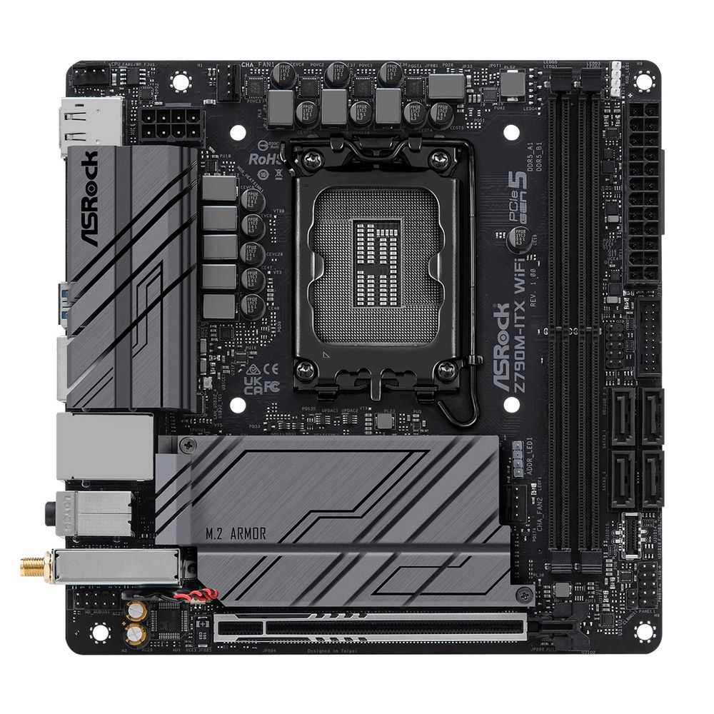 Материнская плата ASRock Z790M-ITX WIFI, RTL