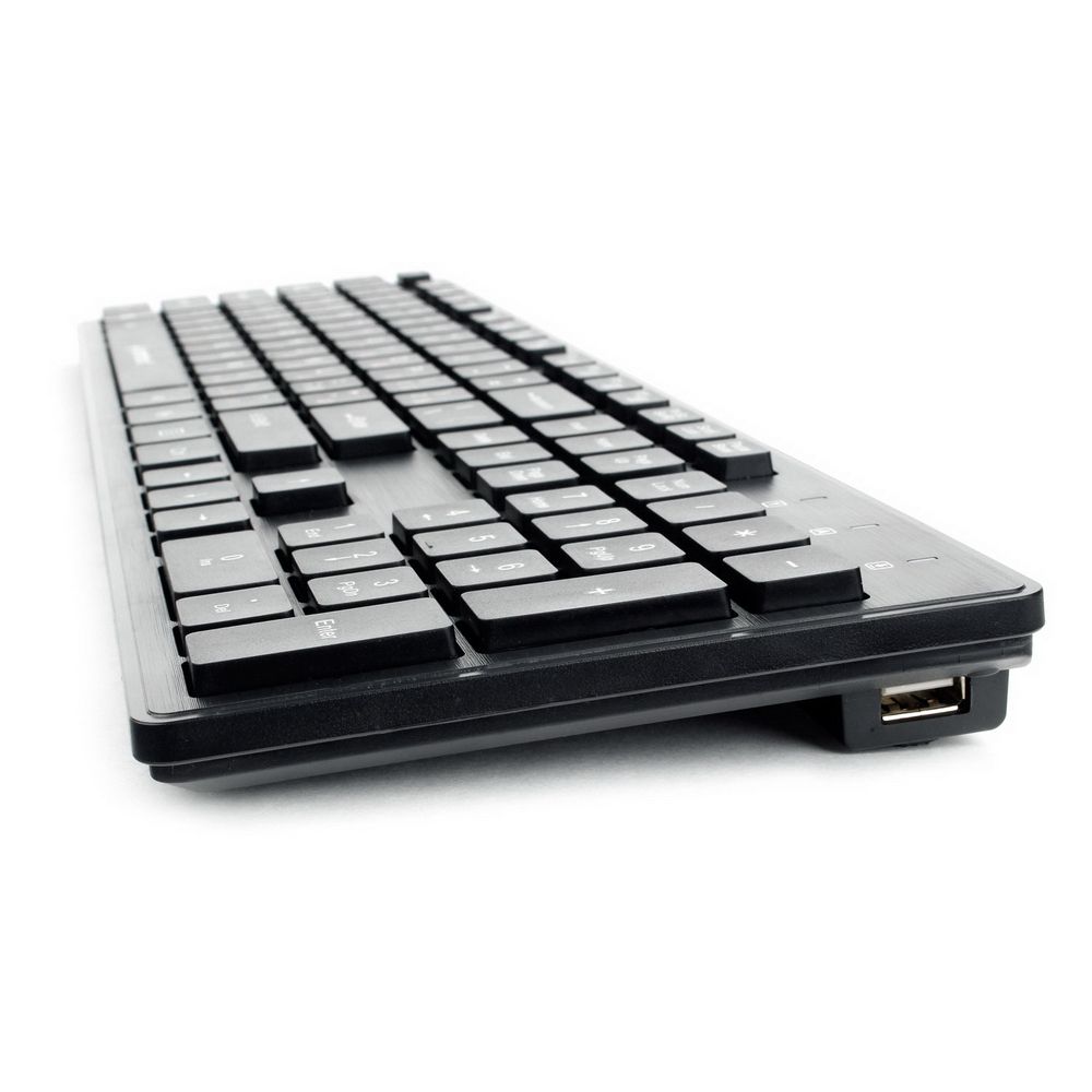 Клавиатура Gembird Клавиатура Gembird KB-8360U Шоколадный, USB, 104 клавиши, 2 usb-хаба (KB-8360U) (270142)