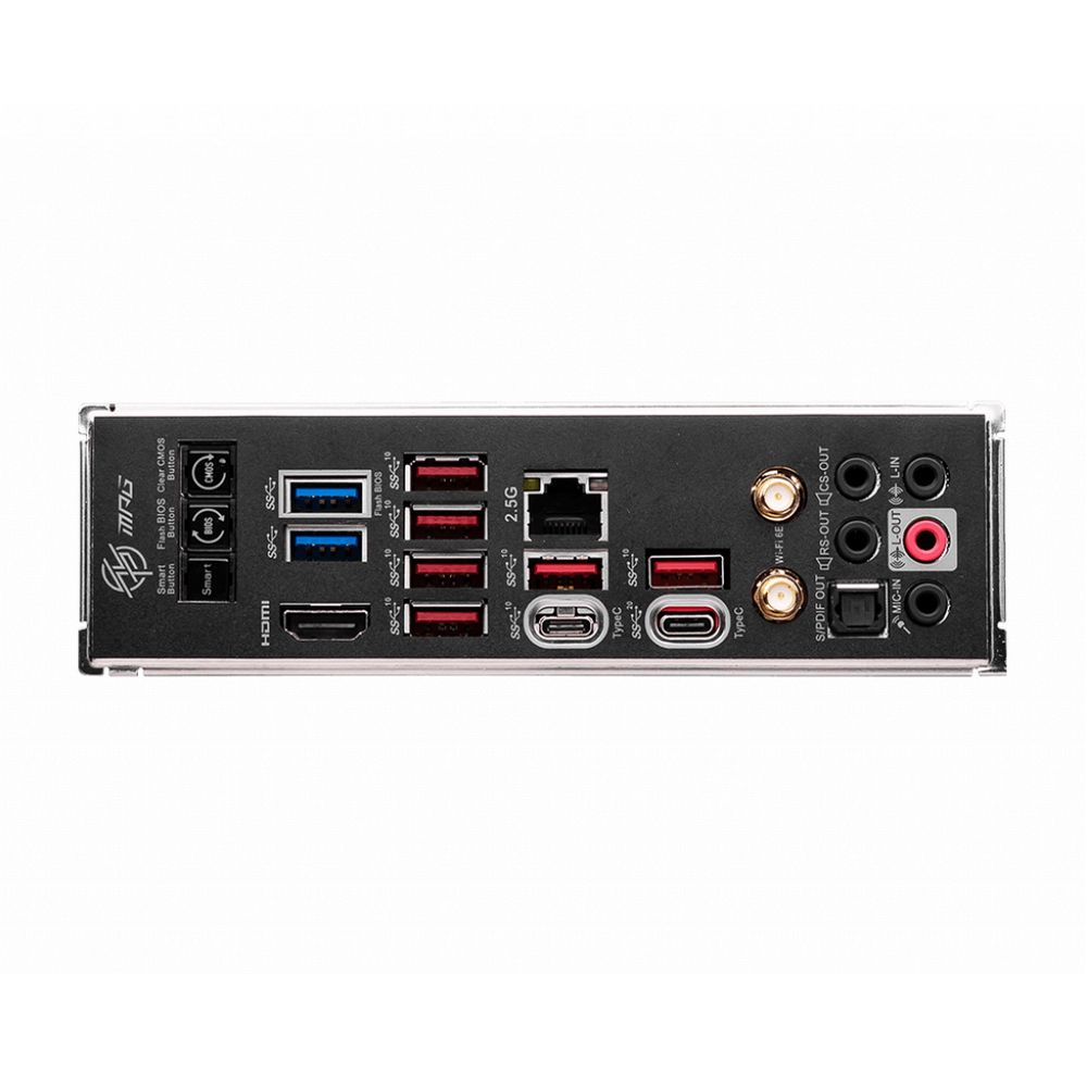 Материнская плата MSI MPG Z790 CARBON WIFI Z790, LGA1700, 4*DDR5, 2*PCIEx16, 1*PCIEx1, 5*M.2, 3*TypeC, 6*USB3.2Gen2, 4*USB3.2Gen1, 4*USB2.0, 6*SATA3.0, 5G, HDMI, ATX, RTL