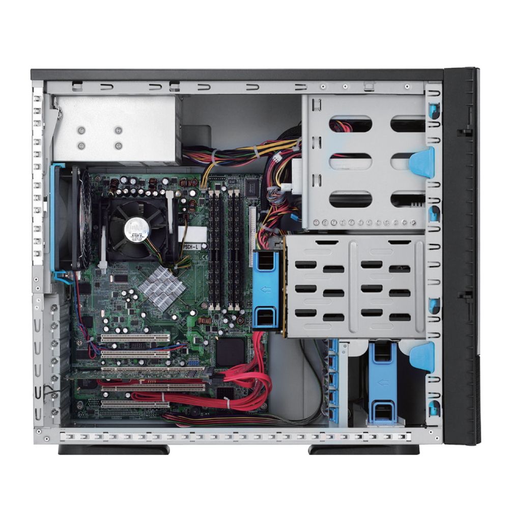 Корпус Chenbro SR20966 (SR20966-0020B0) WORKSTATION, BLACK, BEZEL BLACK, 1*12025, CRPS «(1+1), 550W, SINGLE(CHENBRO), B00, SUPPORT RACKMOUNT SLIDE RAIL PLUS, W/3.5» INTERNAL HDD CAGE»
