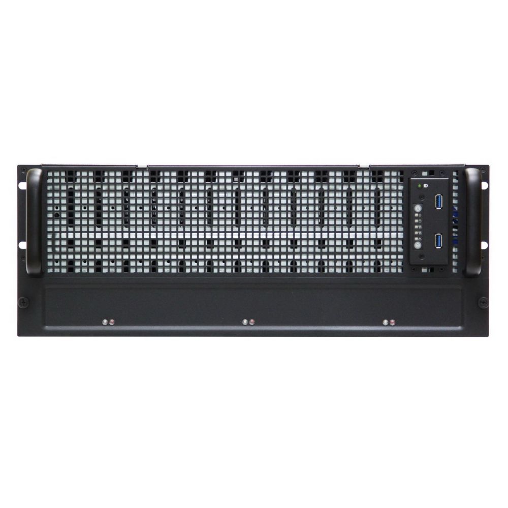 Корпус AIC XE1-4H000-06 ,4U 60-bay storage server chassis,3x20-port 12G EOB backplane, 1600W CRPS redundant power supply(100 -240V),2xhot-swap OS,4x hot-swap 8038 fans,rear 6x2.5» SATA/SAS+ 4xNVMe external hot-swap drive bays,25» slide raiI pallet(35X series)