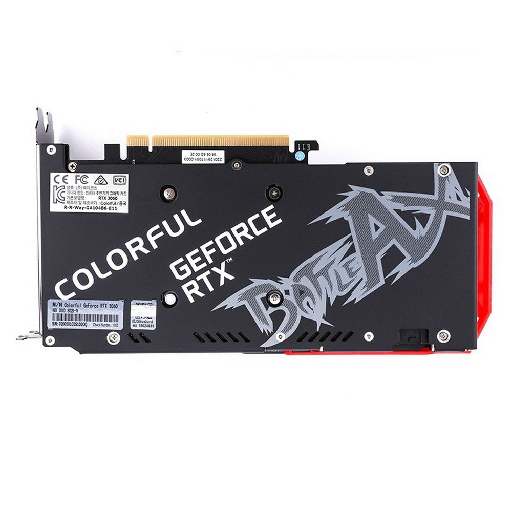 Видеокарта Colorful RTX3060 NB DUO 8GB-V 8GB GDDR6 128bit 3xDP+HDMI {10}