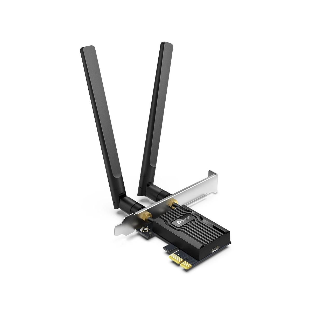 Сетевой адаптер TP-LINK Archer TX55E AX3000 Wi-Fi 6 Bluetooth 5.2 адаптер PCI Express (687390)