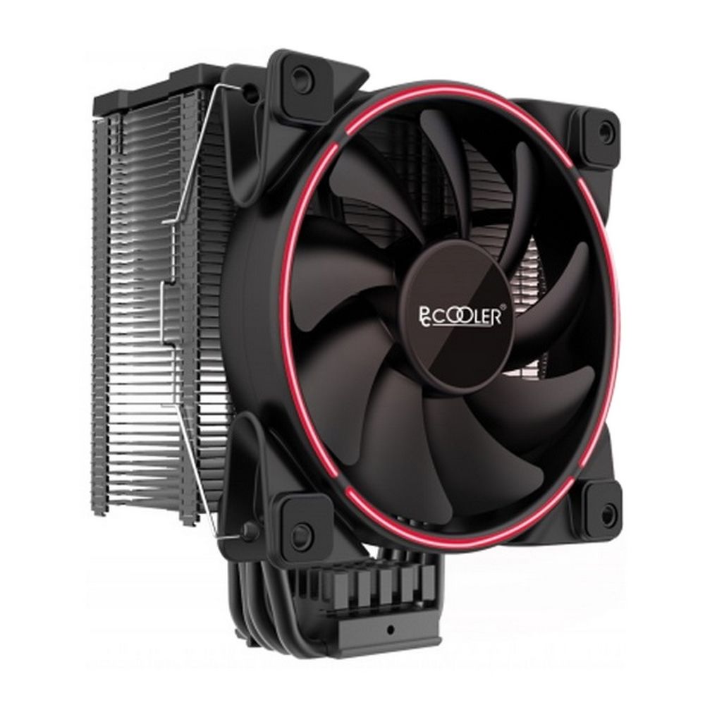 Вентилятор PCCooler PCCooler GI-X6R V2 Кулер S775/115X/20XX/AM2/AM3/AM4 (24 шт/кор, TDP 160W, вент-р 120мм с PWM, Red LED FAN, 5 тепловых трубок 6мм, 1000-1800RPM, 26.5dBa) (111689)