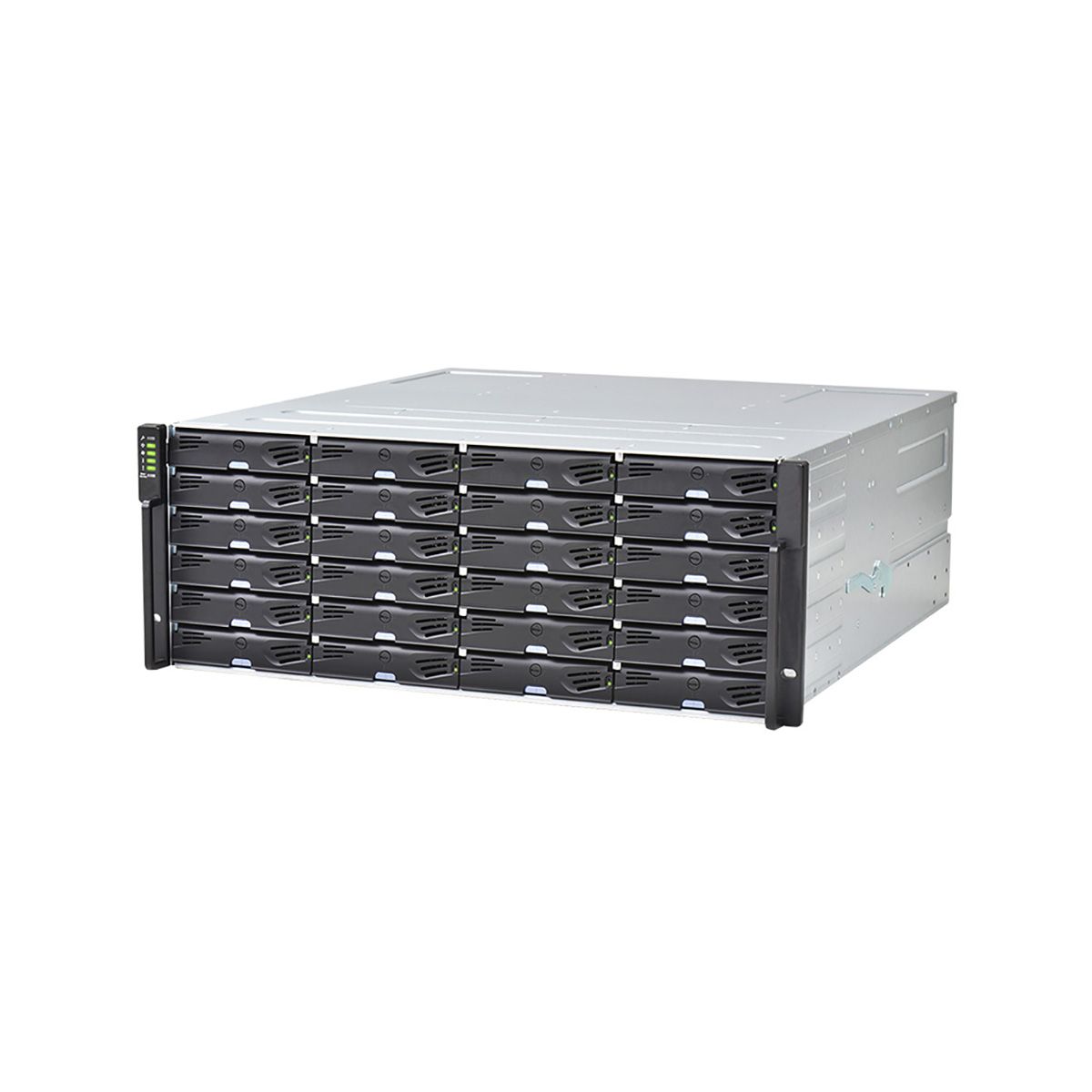 Платформа СХД Infortrend EonStor DS2024R2CB00B-8U32 (24x2.5, 2U, Dual Redundant Controller incl: 2x2GB, 8x1GbE iSCSI ports, 2xSAS3 ports, 2 FREE host board slots, 2x(SuperCap.+FlashModule/PSU 460W+FAN), Rackmount kit)