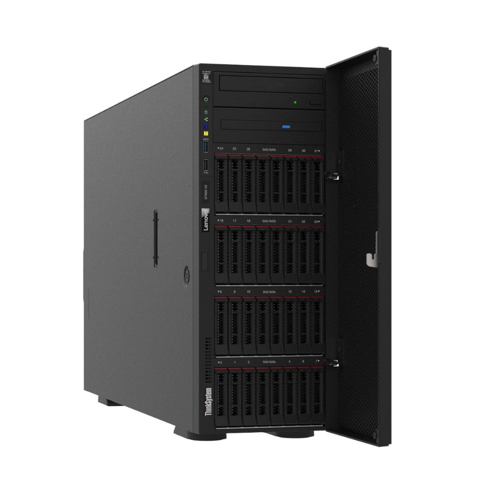 Платформа системного блока с ЦПУ Lenovo 7Z74S22700 ST650 V2 Xeon Silver 4309Y (8C 2.8GHz 12MB Cache/105W), 32GB (1x32GB, 3200MHz 2Rx4 RDIMM), 8 SAS/SATA, 940-8i 4G, 1x750W Platinum, 3 Standard Fans, XCC Enterprise