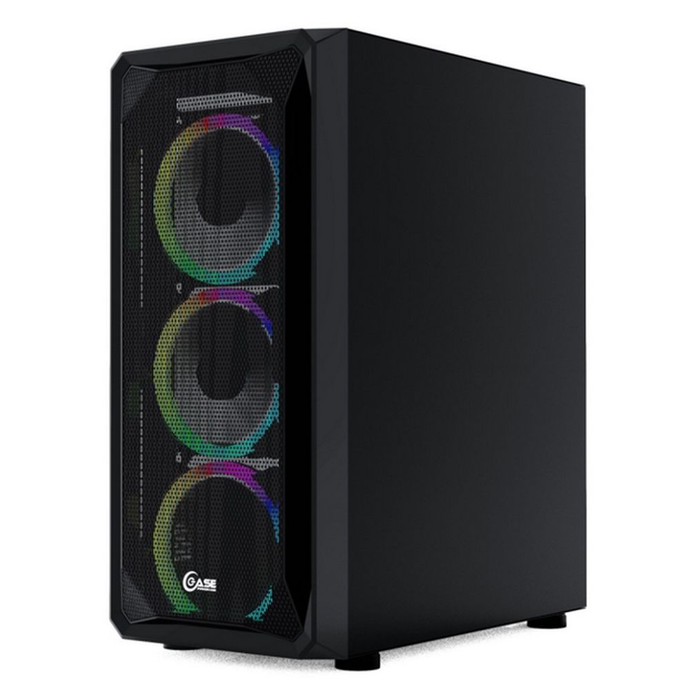 Корпус Powercase Mistral Z4 Mesh RGB, Tempered Glass, 4x 120mm RGB fan, чёрный, ATX (CMIZB-R4)