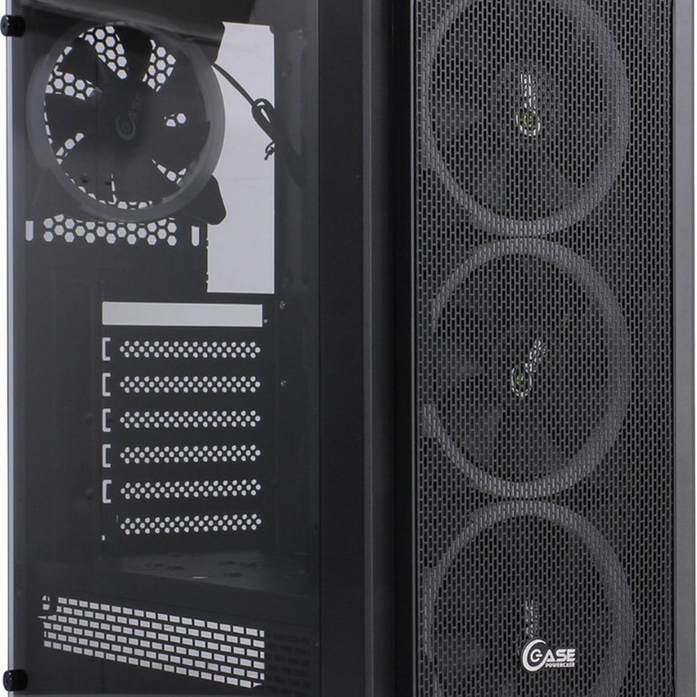 Корпус Powercase Mistral Z4 Mesh RGB, Tempered Glass, 4x 120mm RGB fan, чёрный, ATX (CMIZB-R4)