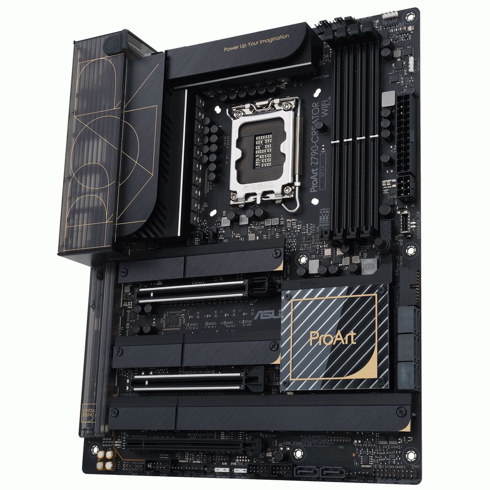 Материнская плата ASUS PROART Z790-CREATOR WIFI LGA1700 ATX 4xDDR5 3xPCIEx16 4xM.2 2xThunderbolt 2xDP HDMI 2.5GLAN 10GLAN Wi-Fi 6E (90MB1DV0-M0EAY0)