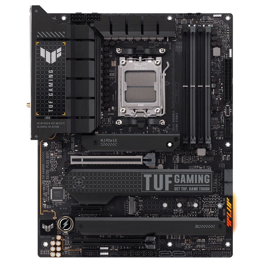 Материнская плата ASUS TUF GAMING X670E-PLUS WIFI /AM5, X670,PCIE 5.0,MB (90MB1BK0-M0EAY0) /AM5, X670,PCIE 5.0,MB (90MB1BK0-M0EAY0)